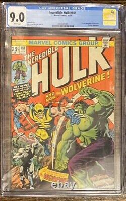 The Incredible Hulk #181 (Nov 1974, Marvel) CGC 9.0 White Pages