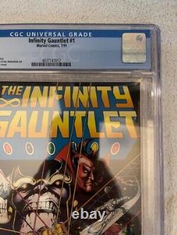 The Infinity Gauntlet #1 CGC 9.4 White Pages