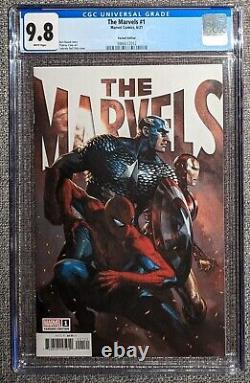 The Marvels #1 CGC 9.8 White Pages 150 Dellotto Variant Cover