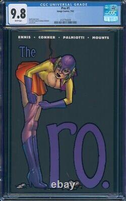 The Pro #1 CGC 9.8 White Pages Garth Ennis Story Image Comics 2002 1st Print