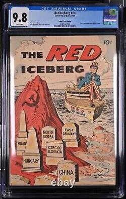 The Red Iceberg #nn (1960) CGC 9.8 White Pages! Anti-Communism propaganda