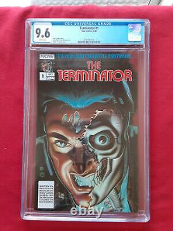 The Terminator #1 CGC GRADE 9.6 Near Mint+WHITE PAGESFred Schiller story