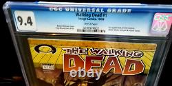 The Walking Dead #1 1st Printing- CGC 9.4 2003 white pages/ Clean slab