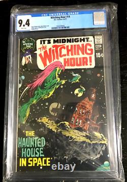 The Witching Hour #14 CGC 9.4 White Pages DC 1971 Adams Jeff Jones