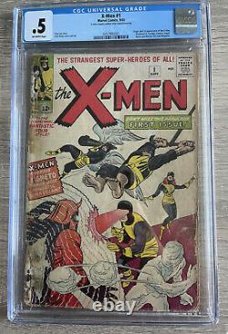 The X-MEN #1 1963 CGC 0.5 Off-white Pages. First Appearance Of X-Men And Magneto