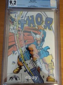 Thor #337 CGC NM- 9.2 White Pages 1st Beta Ray Bill Nick Fury Appearance