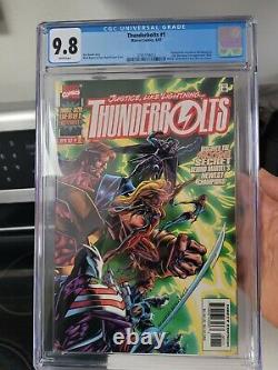 Thunderbolts 1 cgc 9.8 WHITE PAGES