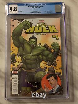 Totally Awesome Hulk (2016) #1 CGC NM/M 9.8 White Pages