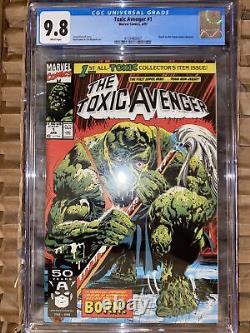 Toxic Avenger (1991) #1 CGC 9.8 Blue Label? White Pages? Troma Movie Character