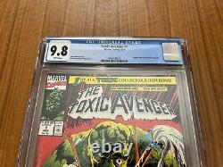 Toxic Avenger #1, CGC 9.8, White Pages, 1st Solo Series Troma