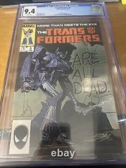 Transformers #5 (CGC 9.4) JUNE/1985 WHITE PAGES