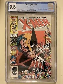 UNCANNY X-MEN #211 (Marvel Comics, 1986) CGC Graded 9.8! White Pages