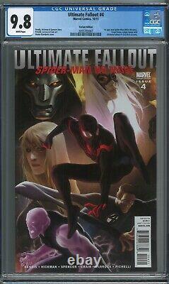 Ultimate Fallout #4 CGC 9.8 White Pages Djurdjevic Variant 1st Miles Morales Key