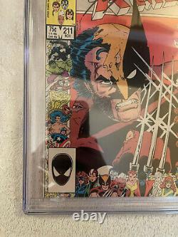 Uncanny X-Men #211 CGC 9.4 White Pages Signed by Claremont First Marauders