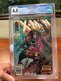 Uncanny X-Men #266 CGC 4.5 First Appearance Gambit Newstand White Pages