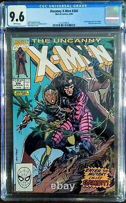 Uncanny X-Men 266 CGC Graded 9.6 White Pages Key Gambit First Ap 1st Appearance