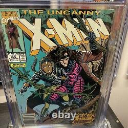 Uncanny X-Men #266 Newsstand 1st Gambit CGC 9.6 white pages custom label Marvel