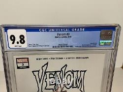 VENOM #3 CGC 9.8 White Pages FIRST APPEARANCE OF KNULL (2018) FIRST PRINT Key