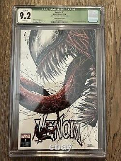 Venom #1 Tyler Kirkham Variant Cover A CGC 9.2 Signed White Pages