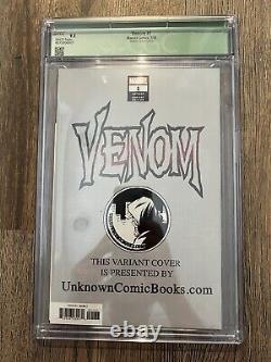 Venom #1 Tyler Kirkham Variant Cover A CGC 9.2 Signed White Pages