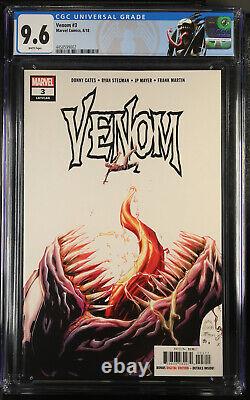 Venom #3 CGC 9.6 WHITE PAGES! 1ST KNULL