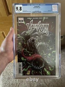 Venom 9 CGC 9.8 1st Appearance Of Dylan Brock White Pages