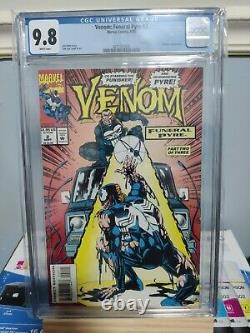 Venom Funeral Pyre #1-3 1993 White Pages Complete Set All CGC 9.8