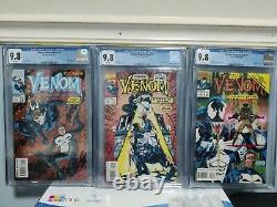 Venom Funeral Pyre #1-3 1993 White Pages Complete Set All CGC 9.8