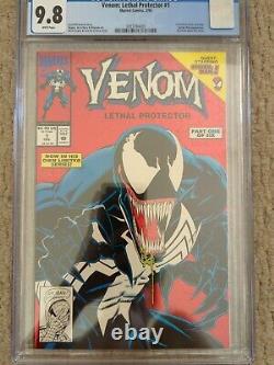 Venom Lethal Protector #1 CGC 9.8 NM/MT 1st Venom in His Own Title WHITE PAGES
