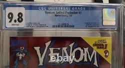 Venom Lethal Protector #1 CGC 9.8 White Pages 1993