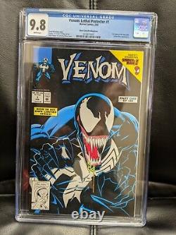 Venom Lethal Protector #1 CGC 9.8 White pages. BLACK COVER Printing Error