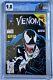 Venom Lethal Protector #1 Cgc 9.8 White Pages Black Cover Printing Error Rare
