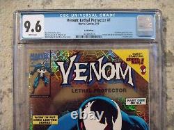 Venom Lethal Protector #1 Gold Edition (1993) CGC 9.6 White pages Bagley Carnage