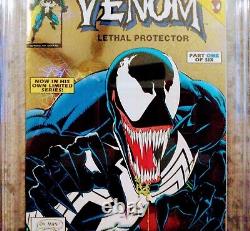 Venom Lethal Protector #1 Gold Edition (1993) CGC 9.6 White pages Bagley Carnage