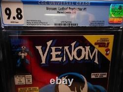 Venom Lethal Protector #1 Marvel Comics 2/93 CGC Graded 9.8 NM/MT White pages