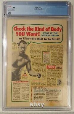 Vintage Early'mad' Magazine #22 (april, 1955) E. C. Comics Cgc 4.5 White Pages