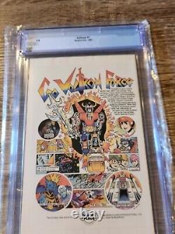 Voltron #1 CGC 9.8 White Pages First Appearance 1st 1985 Modern Pub. NM/MT Key