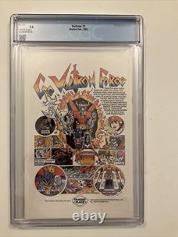 Voltron #1 CGC 9.8 White Pages First Appearance 1st 1985 Modern Pub. NM/MT Key