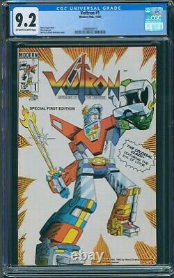 Voltron #1 Modern Publishing 1985 CGC 9.2 Off White To White Pages