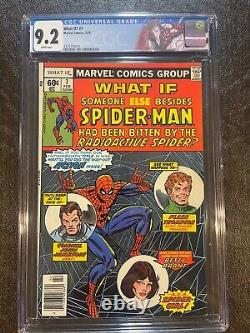 WHAT IF #7 CGC 9.2 WHITE PAGES SPIDER-MAN STORY MARVEL 1978 Custom Label fresh