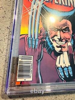 WOLVERINE #1 1982 NEWSSTAND CGC 9.6 WHITE Pages + Custom Label 1st Series