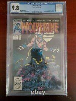 WOLVERINE #1, (1988), Marvel Comics, CGC 9.8, White Pages 1st as PATCH