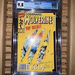 WOLVERINE #50 NEWSSTAND Variant CGC 9.8 NM/MT WHITE PAGES Jan 1992 RARE