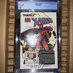 WOLVERINE #50 NEWSSTAND Variant CGC 9.8 NM/MT WHITE PAGES Jan 1992 RARE