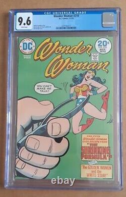 WONDER WOMAN 210 NM+ CGC 9.6 WHITE pages 1974 2nd Highest Graded