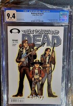Walking Dead 3 CGC 9.4 White Pages First Appearances of a whole lot of folks