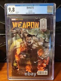 Weapon H #1 (CGC 9.8) Skan 110 Variant (White Pages)