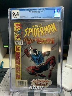 Web Of Spider-Man 118 CGC 9.4 White Pages