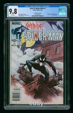 Web Of Spider-man #1 (1985) Cgc 9.8 Canadian Price Variant Cpv White Pages