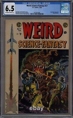Weird Science-fantasy #27 Cgc 6.5 Off-white Pages Ec Comics 1955